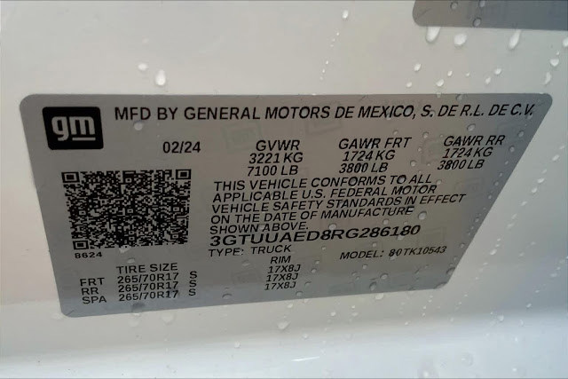 2024 GMC Sierra 1500 Pro 4WD Crew Cab 147&amp;quot;
