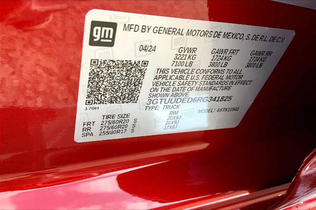 2024 GMC Sierra 1500 SLT 4WD Crew Cab 147&amp;quot;