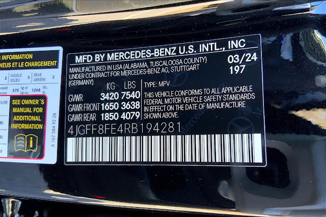 2024 Mercedes Benz GLS GLS 580