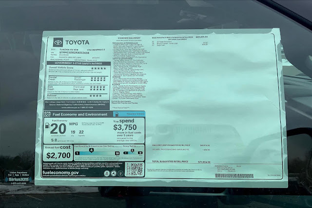 2024 Toyota Tundra 1794 Edition Hybrid CrewMax 5.5&#039; Bed