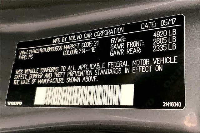 2018 Volvo S60 Inscription