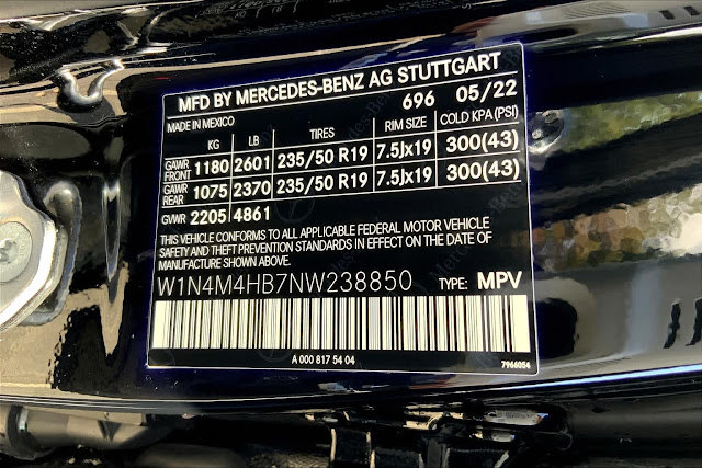 2022 Mercedes Benz GLB GLB 250