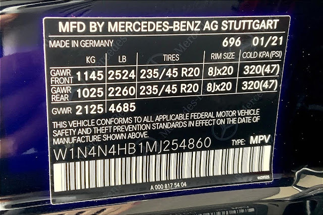 2021 Mercedes Benz GLA GLA 250