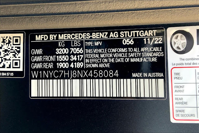 2022 Mercedes Benz G-Class AMG G 63